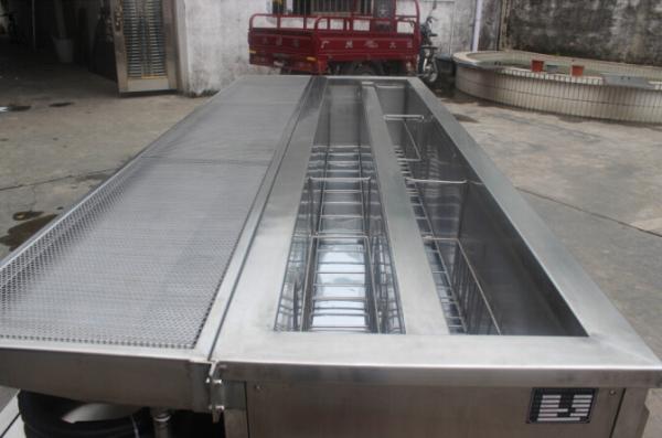 SS316 Steel Pipe Tube Ultrasonic Cleaner 40KHZ  For 7-1/2’ LONG Stainless Steel 2” Round Tubes