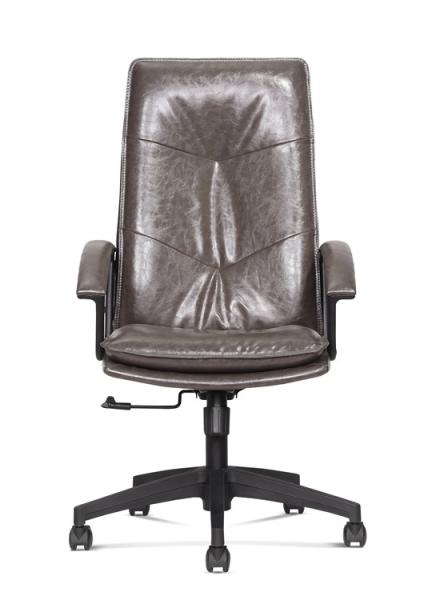 High Back Leather Office Swivel Chairs 3d Base 2.5mm Mechanism BIFMA