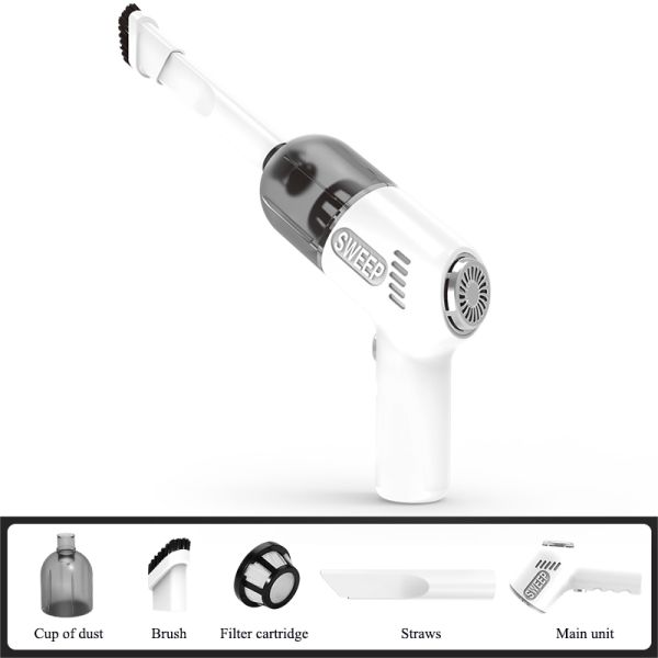 2500Pa Suction and 1800Mah Battery Portable Wireless Handheld Dust Blower for Car Cleaning