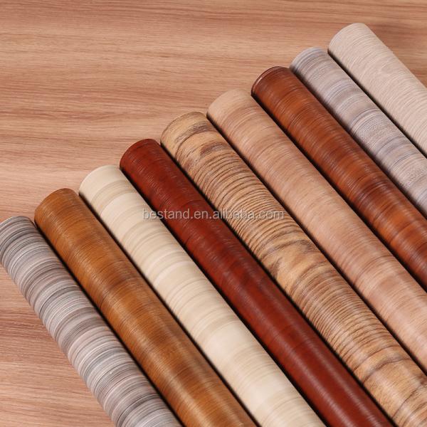 Waterproof and ECO-Friendly Wood Grain Self Adhesive Wallpaper for Modern Furniture Design