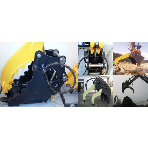 Q345B Мини экскаваторные приспособления Гидравлическая мощность палец ведро