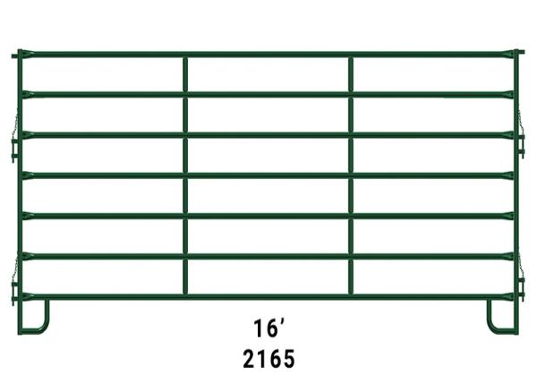 STANDARD 7 BAR GATE*1 3/4″ O.D. round tubular steel