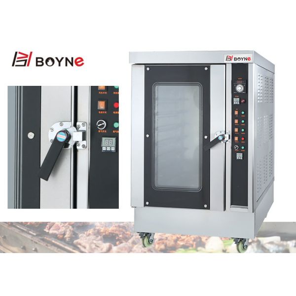 Печь пекарни конвекции нержавеющей стали 10 подносов коммерчески с сильным колесом