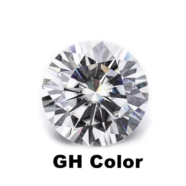 D Incolor Moissanite sintético Triângulo Corte VVS1 Solto Moissanite Diamante 5 quilates Anel