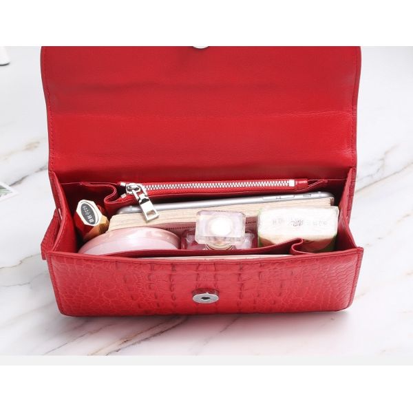 Fashion Designer Genuine Crocodile Leather Women Small Handbag Purse Authentic Alligator Skin Female Flap Shoulder Bag