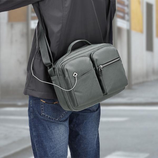 Oem Poliéster Material Oxford Homem Sling Bag à prova d'água Personalizado