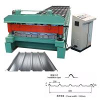 Métal trapézoïdal couvrant le petit pain de feuille formant la machine pour la tuile d'Ibr d'acier de couleur de zinc