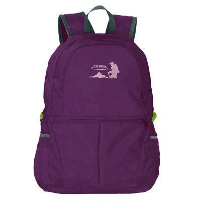 Outdoor travel sports waterproof polyester lightweight skin portable foldable backpack