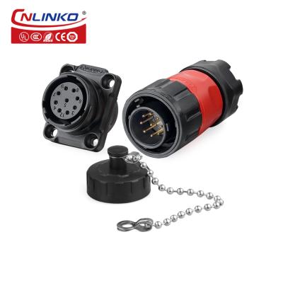 CNLINKO Connector Supplier YM Series M20 Plug and Socket Plastic Shell 9 Pin Connector Waterproof Connectors Pins