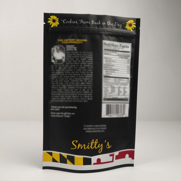 Embalagem de sacos de lanches ecológicos impressos digitalmente com fecho de fecho de plástico