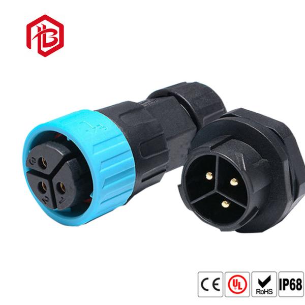 Connecteur aérien imperméable à l'eau de la série A25 bleu auto-verrouillable pour câble à 3000 cycles d'accouplement