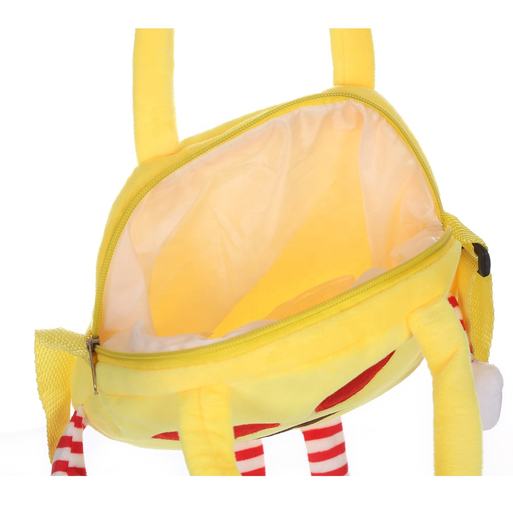 Рюкзак плюша Emoji машины Washable с хлопком PP заполнил