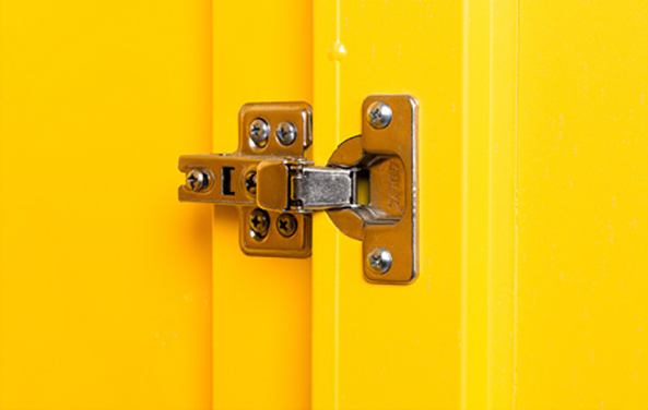 Yellow Flammable Gas Cylinder Storage Cabinet Explosion Proof Corrosion Proof Cylinder Safety Cabinet