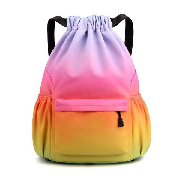 Multifunction Large Strong Drawstring Design Backpack For Travel Sport Yoga Swimming