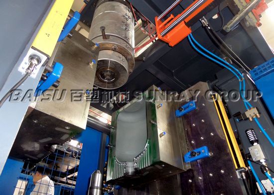 4 Gallon Water Bottle HDPE Blow Moulding Machine 50 - 55BPH Capacity SRB80