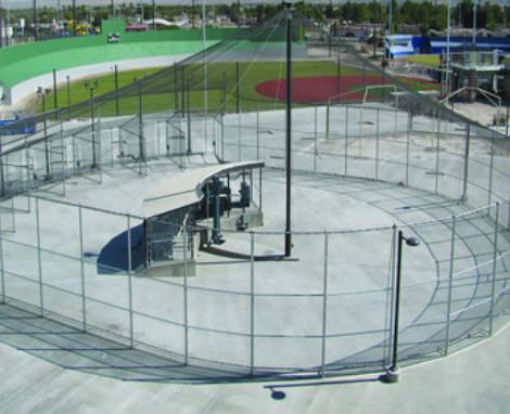 Green Outdoor Barrier Netting For Stadium Protection PE Knotted Feature