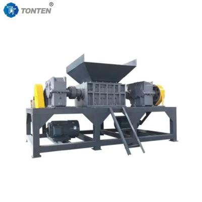 Solid Waste Shredder Iron Wood Pallet Double Shaft Crusher Machine Automatic