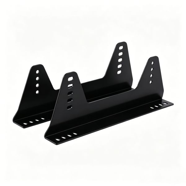 Universal Side Mount Sim Racing Seat Bracket Fitting High Strength Black Powder Coated