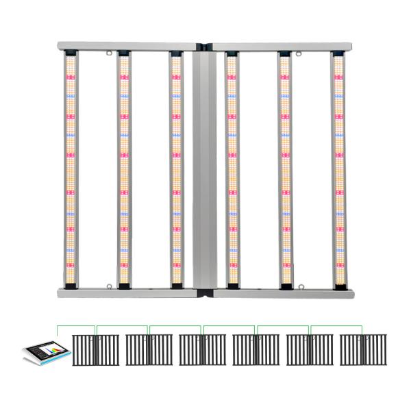 Commercial 640W lumières de culture d'usine d'éclairage SAMSUNG LM281B LED plein spectre 2.8umol/J pour les plantes hydroponiques intérieures