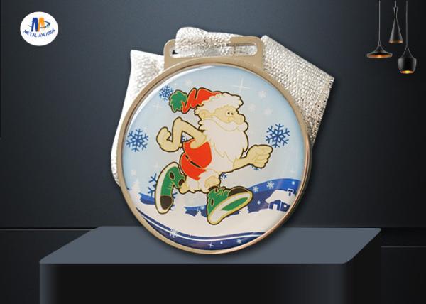 70*3MM Santa Claus Stock Medals For Christmas
