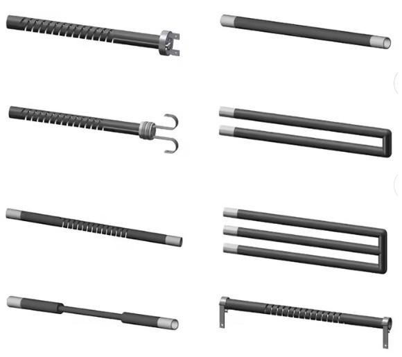 1400C 1500C Industrial Silicon Carbide Sic Heater Heating Element For Furnace And Kilns
