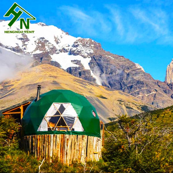 Hotel Decoration Igloo Geodesic Dome Tent Wind Resistant