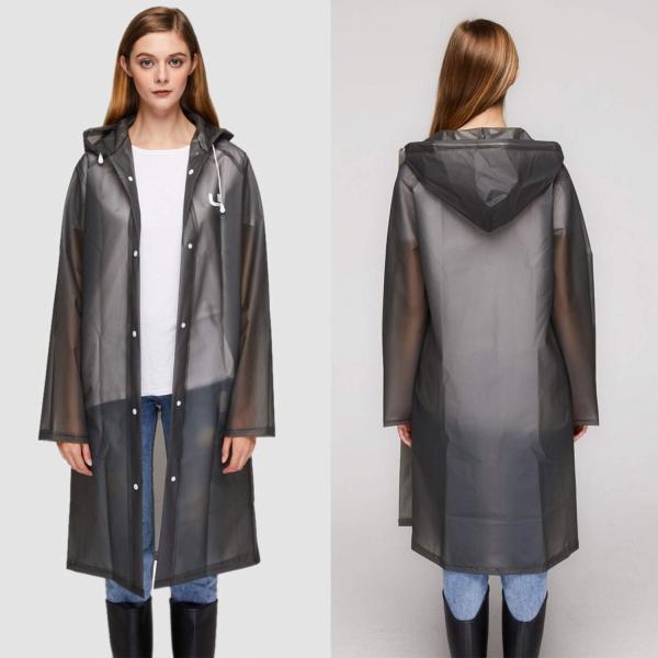 Oxford Raincoat Polyester & PVC Raincoat PVC Raincoat EVA Raincoat, Rain Poncho Reusable Unisex for Women Rain Cape