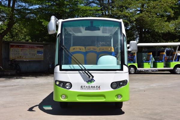 72V Low Speed Electric Sightseeing Car 14 Passengers Electric Personal Transport Vehicle