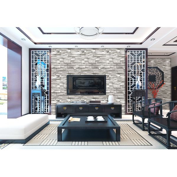 3D waterproof PVC wallpaper modern fashion design removeable 2017 new