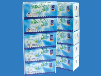 2 Ply Pull-out Soft Bag Facial Tissue Paper , virgin wood paper Restaurant Tissue