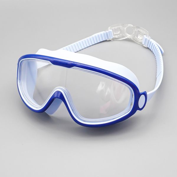 2024 Factory Direct Anti-Fog UV Protection Adult Swimming Goggles with Silicone Gasket and PC Lenses
