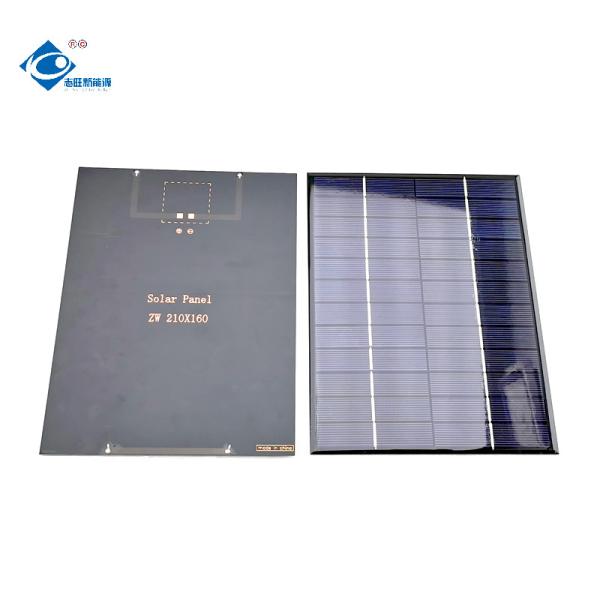 Painel solar da resina poli portátil impermeável da cola Epoxy do carregador 5W 6V 9V 12V 18V ZW-210160-P do painel solar