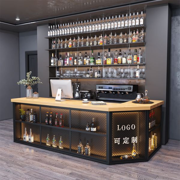 Mini LED Counter Height Nightclub Bar Table Modern Furniture