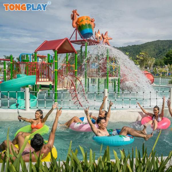 Fiberglass Water Slide with 5m Height and 0.85m Diameter for 360 Players per Hour