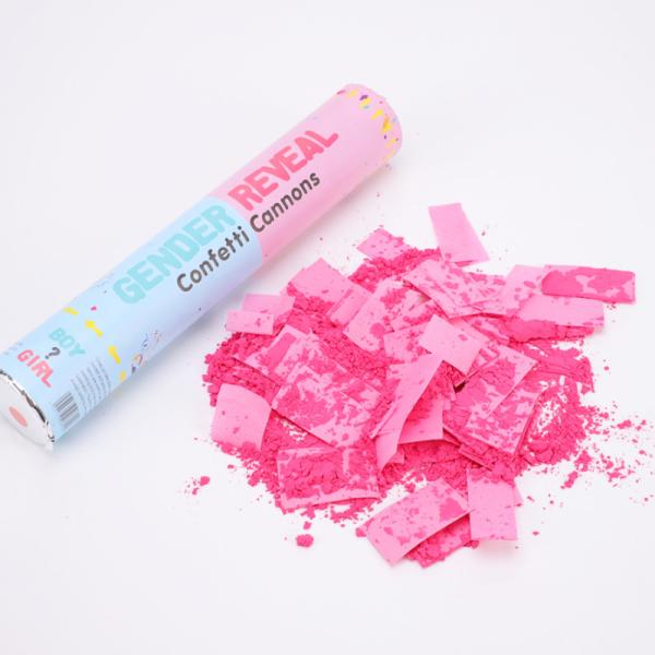 Rosa Azul Biodegradável Confeti de Casamento Poppers Poppers de Gênero