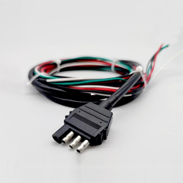 PVC Sheath 4 Pin SAE Extension Cable For Car Trailer Modification