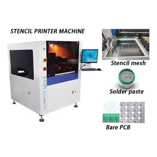 Fully Automatic Stencil Printer Machine PC Control Programmable Speed