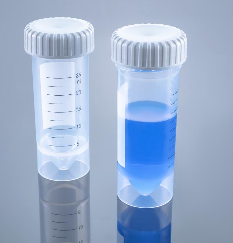 CenLee Conical 25ml Disposable Self-Standing Microcentrifuge Lab Centrifuge Tubes