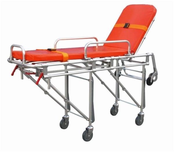Aluminum Alloy Folding Hospital Ambulance Stretcher Trolley Automatic Loading Stretcher ALS-S006