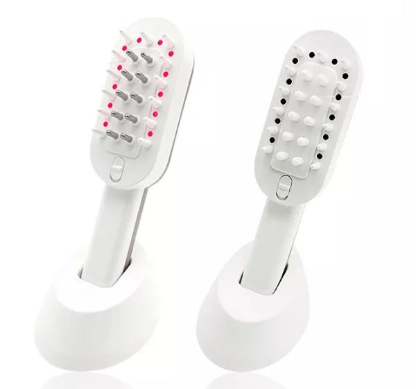 Pente recarregável portátil de venda superior do laser da massagem da vibração do tratamento do cuidado do crescimento do cabelo do pente dos cuidados capilares do laser do cabelo