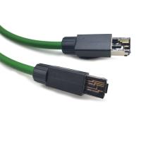 Servo cabo de rede industrial EtherCAT autocarro de alta flexibilidade duplo blindagem cadeia de arrasto cabo robô industrial PLC