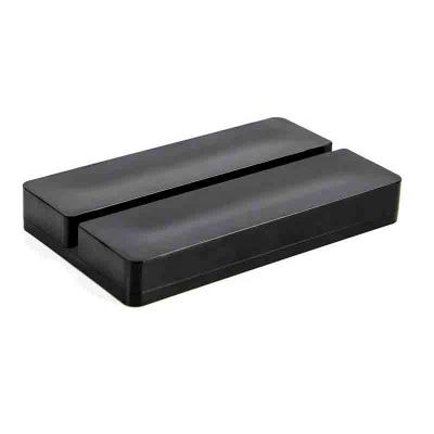 Black Acrylic Display Stands Card Sign Holder Placing Position Mark Of The Card Clamp Slot