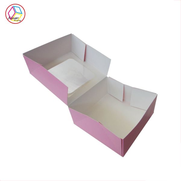 Deslizar el empaquetado de la magdalena de la categoría alimenticia del rectángulo encajona color de CMYK