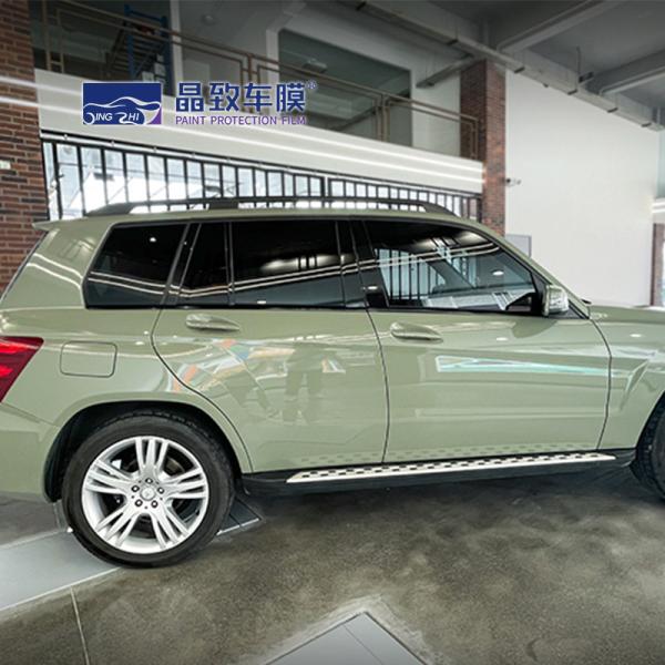 WRAPMASTER ROHS Certificate Car Sticker Air Bubble Free car film Clear Protection Khaki Green Car Wrapping