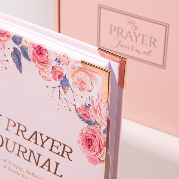 Custom Design Prayer Journal Hardcover Planner Spiral Agenda Notebook Gratitude Diary Journal