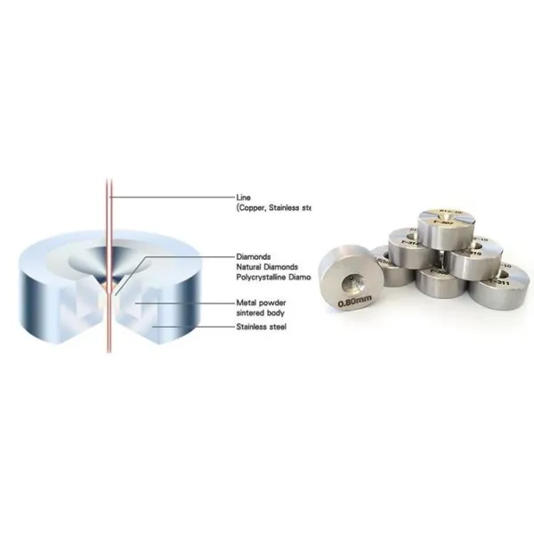 Polished Copper Wire Drawing Dies / Tungsten Carbide Drawing Dies For Drawing Machine