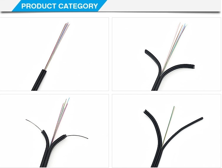 FTTX Fiber Optic Cable 1KM Price FTTH Indoor Drop Cable 3 Years Warranty