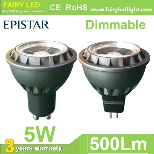 Triac Dimmable MR16 GU10 E27 Spot Bulb 3W 5W