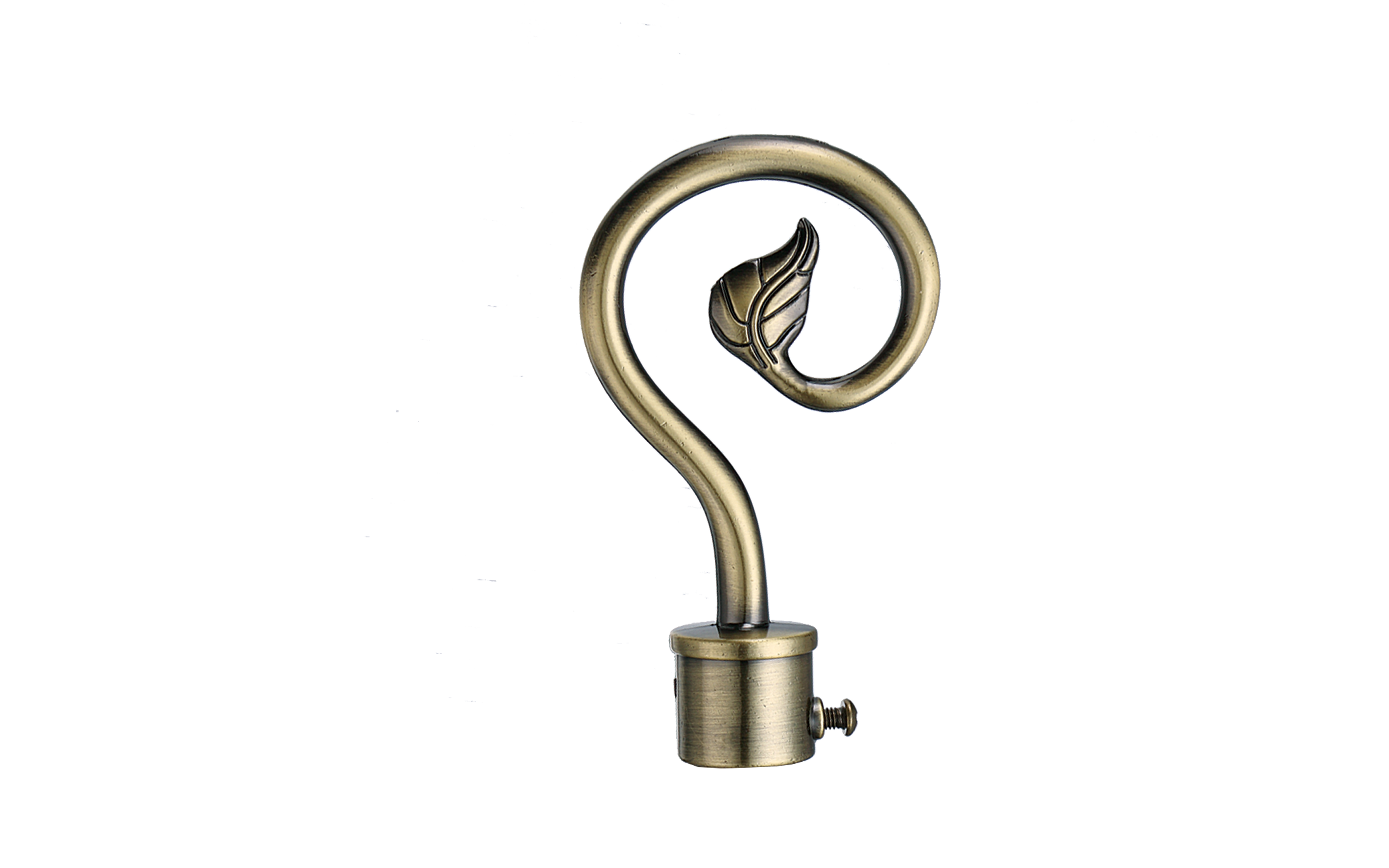 wholesale curtain rod price gold color metal end caps finial curtain rod accessories