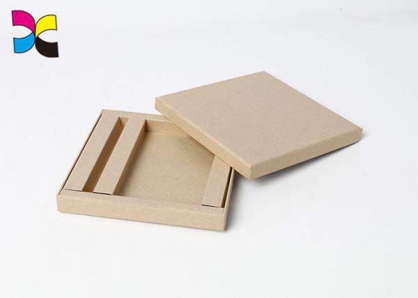 Plain Kraft Paper Printed Gift Boxes With Insert  Product Packaging Offset